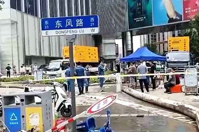 华体网页版登录入口-华体(中国)排涝突击队在排涝现场